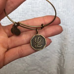 SOLD Alex and Ani initial L bracelet